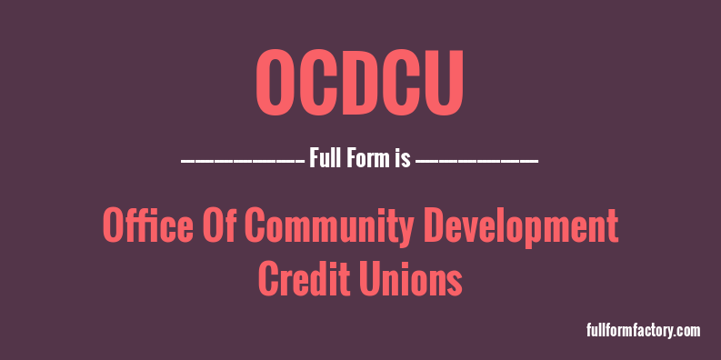 ocdcu-full-form