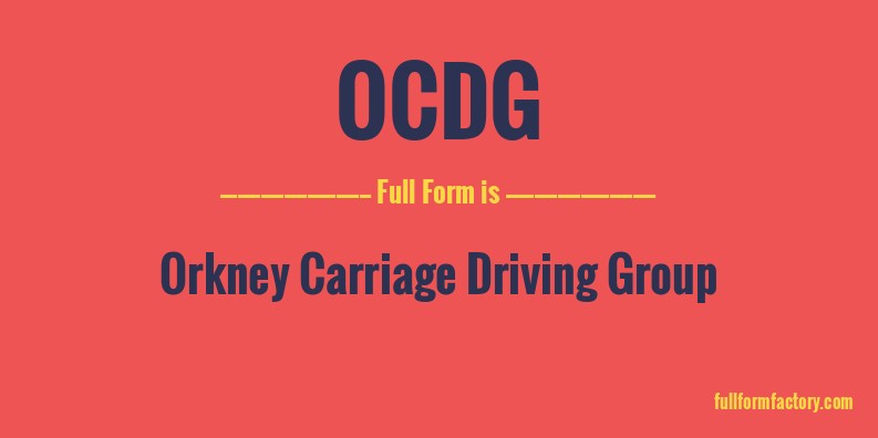 ocdg-full-form