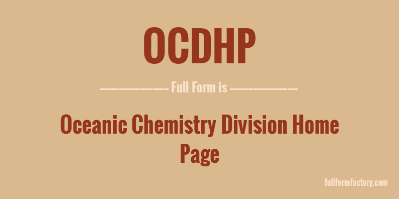 ocdhp-full-form