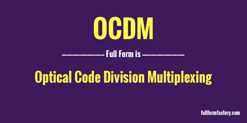 ocdm-full-form