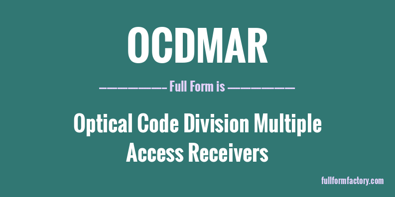 ocdmar-full-form
