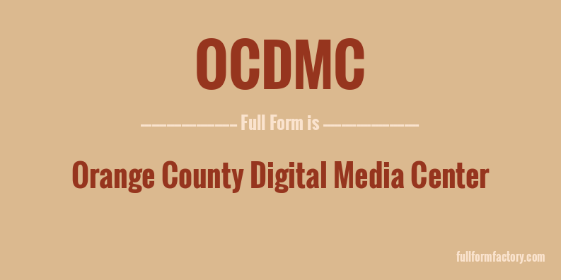 ocdmc-full-form