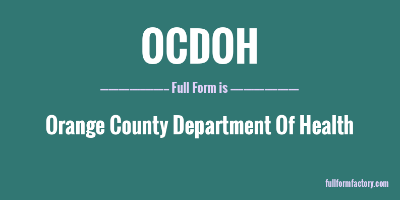 ocdoh-full-form