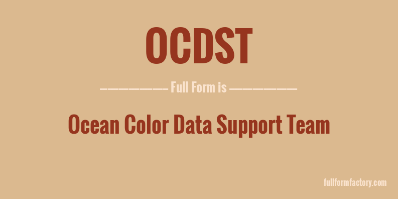 ocdst-full-form