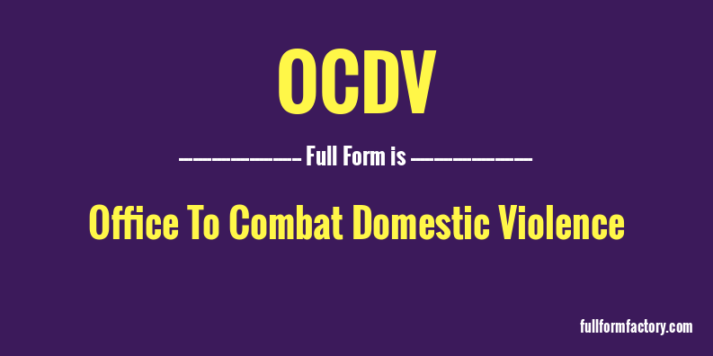 ocdv-full-form