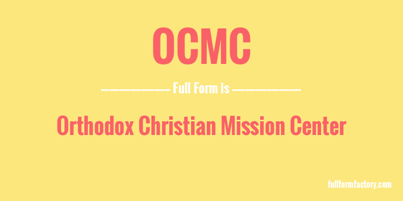 ocmc-full-form