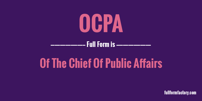 ocpa-full-form