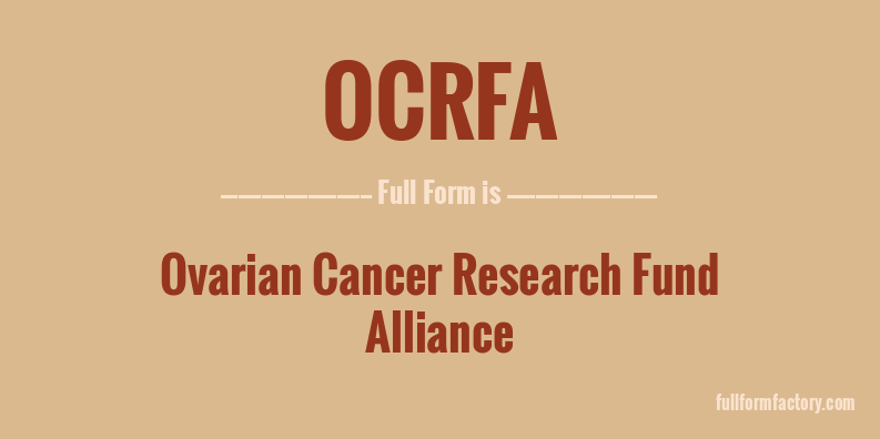 ocrfa-full-form