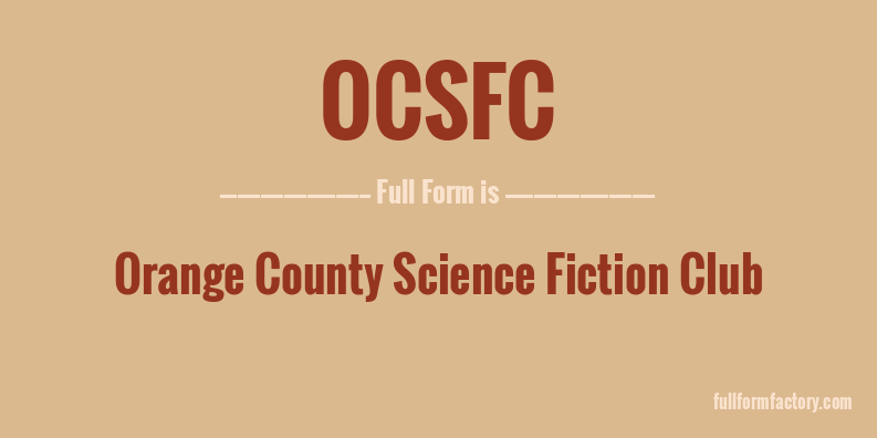 ocsfc-full-form