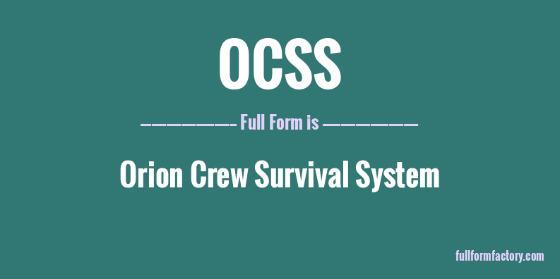 ocss-full-form