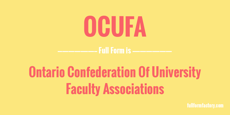 ocufa-full-form