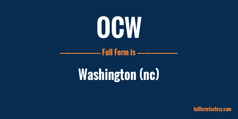 ocw-full-form