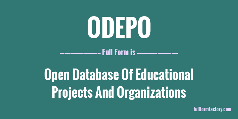 odepo-full-form