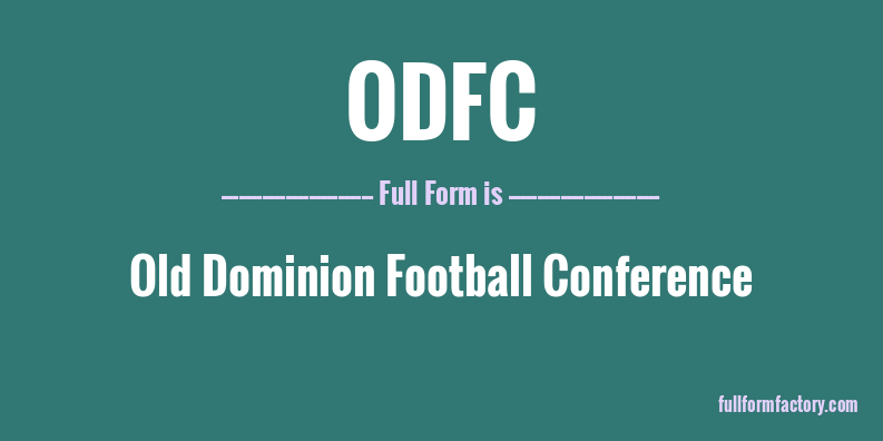 odfc-full-form