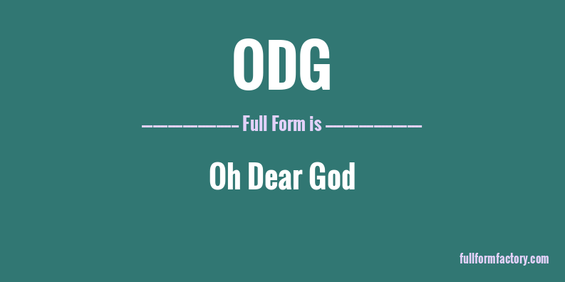 odg-full-form