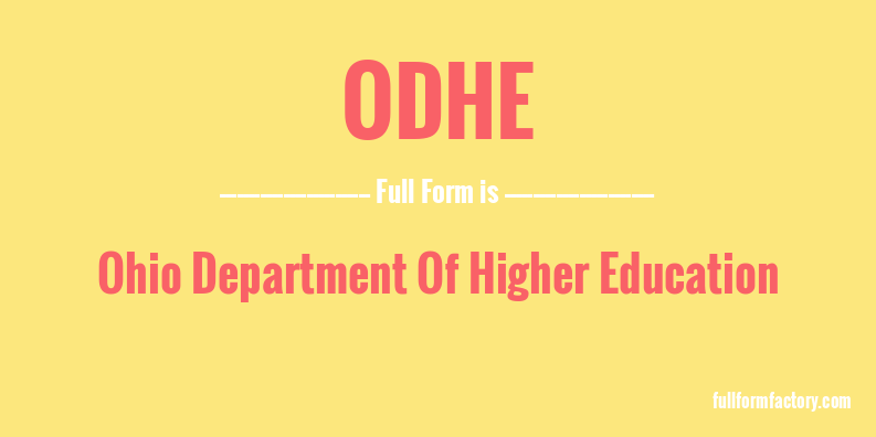 odhe-full-form
