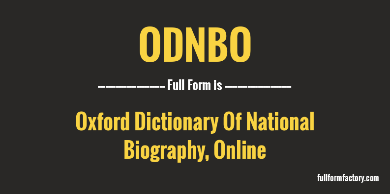 odnbo-full-form