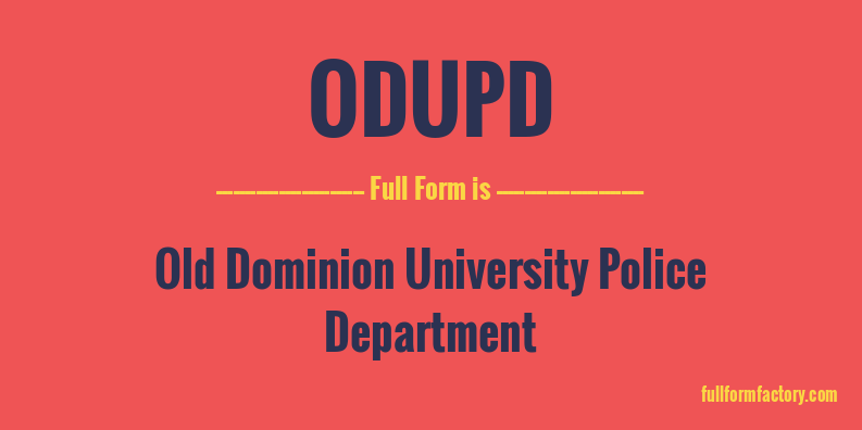 odupd-full-form