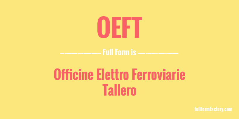 oeft-full-form