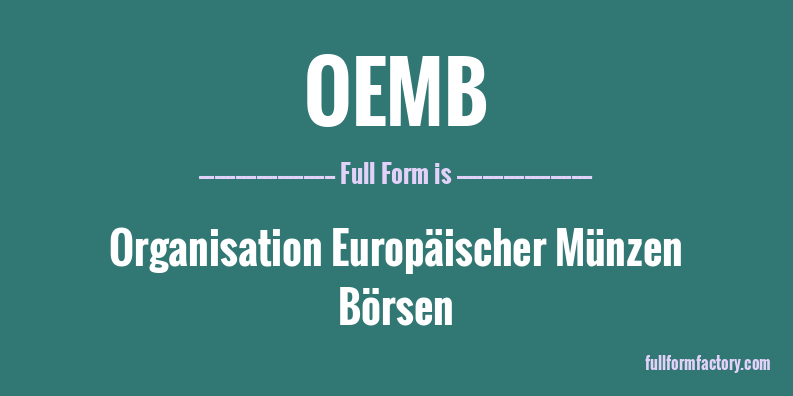 oemb-full-form