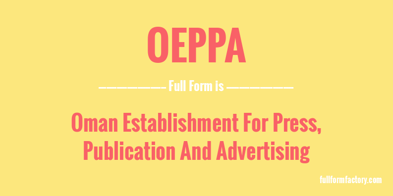 oeppa-full-form