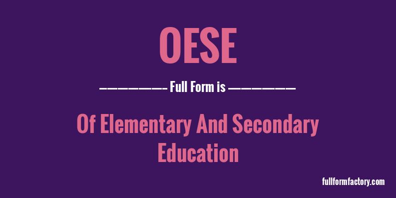 oese-full-form