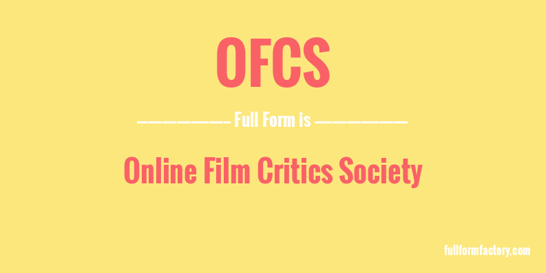ofcs-full-form