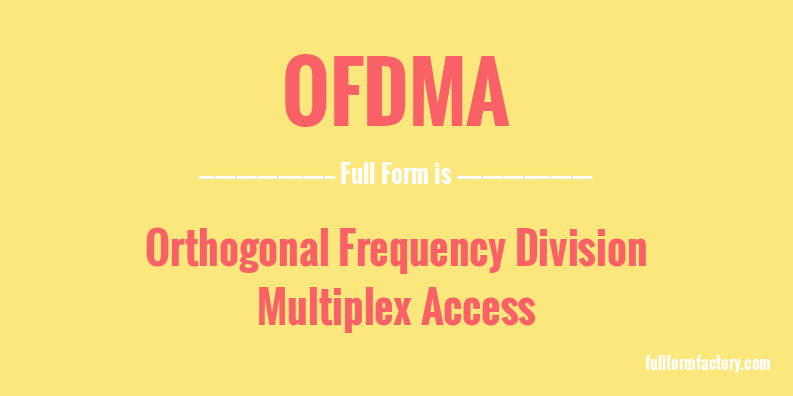 ofdma-full-form