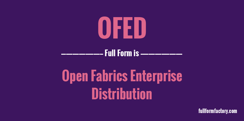 ofed-full-form