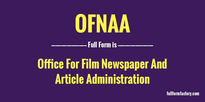 ofnaa-full-form