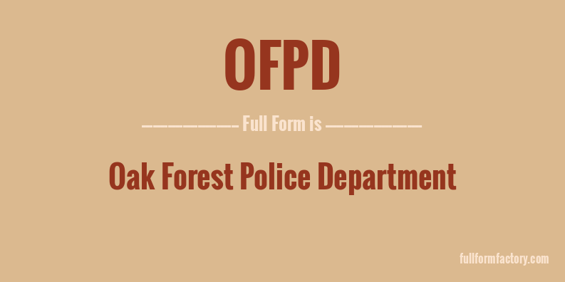 ofpd-full-form