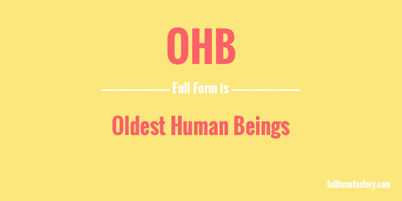ohb-full-form