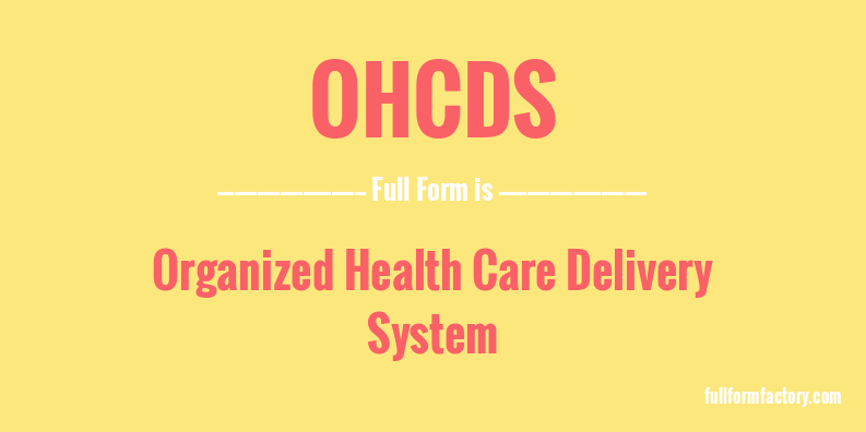 ohcds-full-form