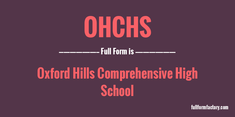 ohchs-full-form