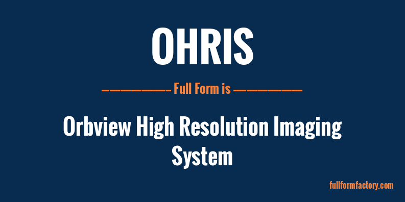 ohris-full-form