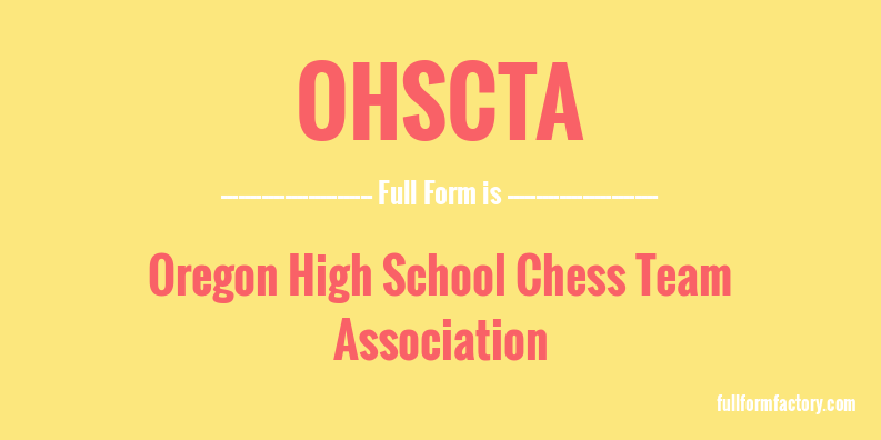 ohscta-full-form