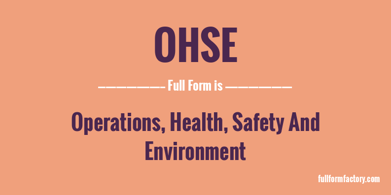 ohse-full-form