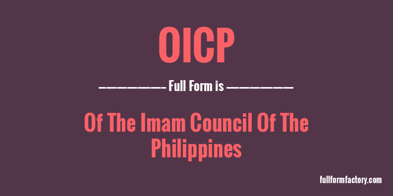 oicp-full-form
