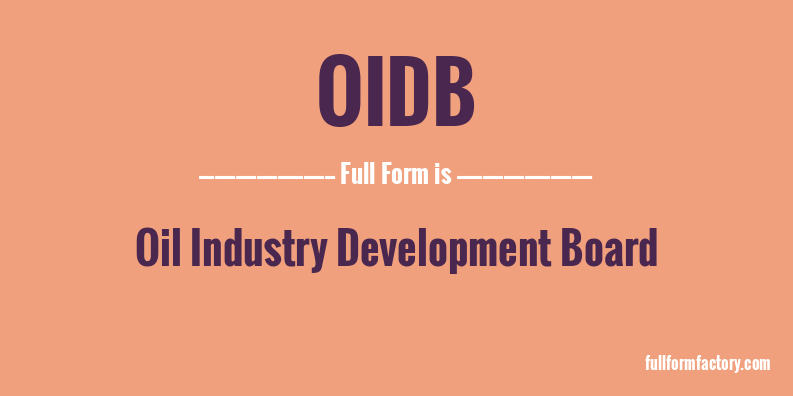 oidb-full-form