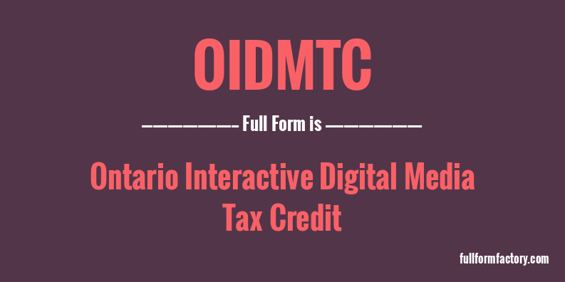 oidmtc-full-form