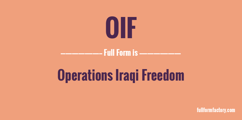 oif-full-form