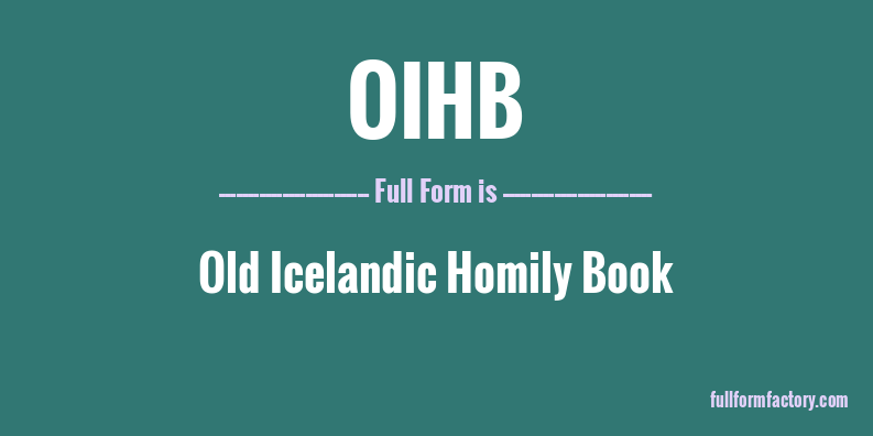 oihb-full-form