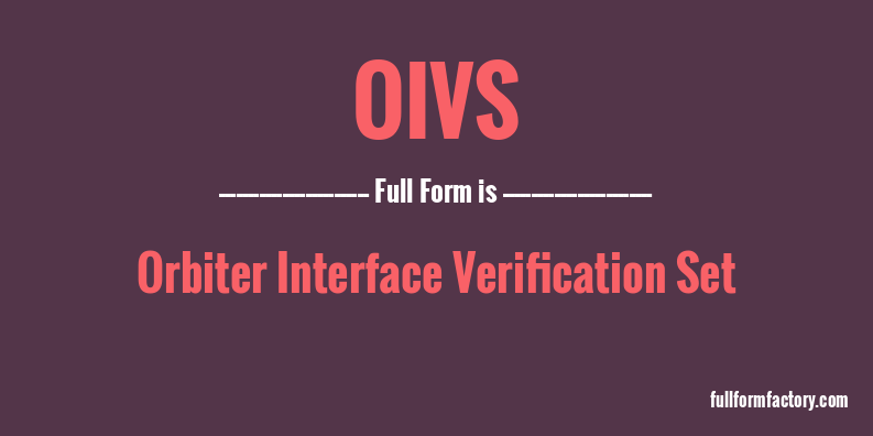 oivs-full-form
