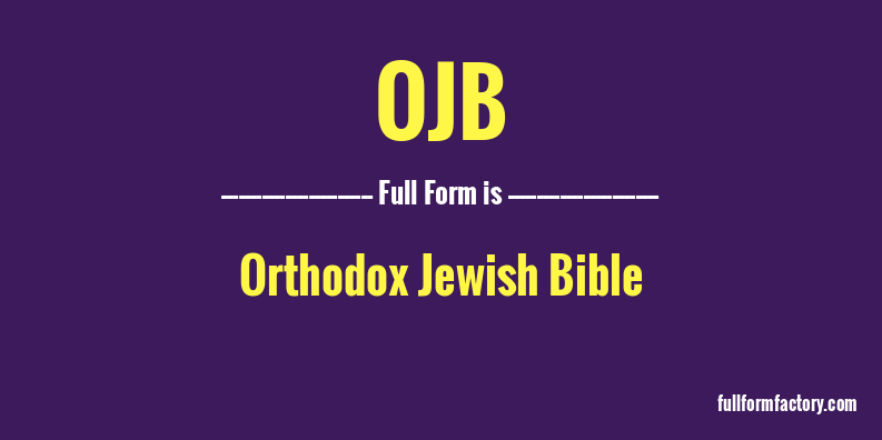 ojb-full-form