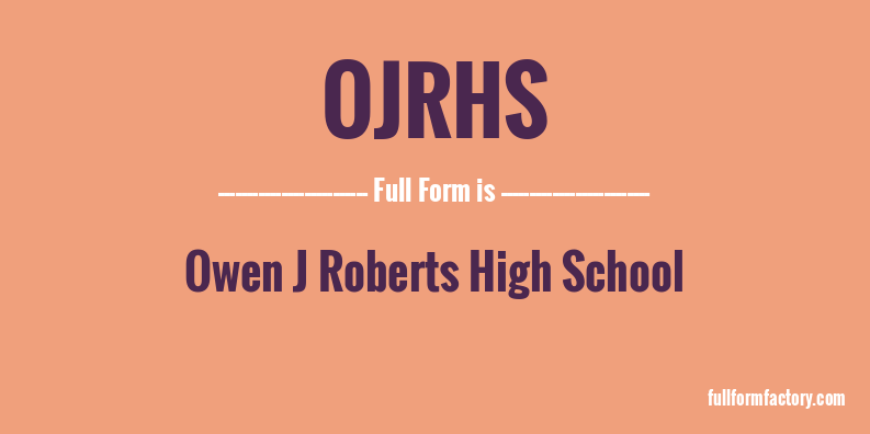 ojrhs-full-form