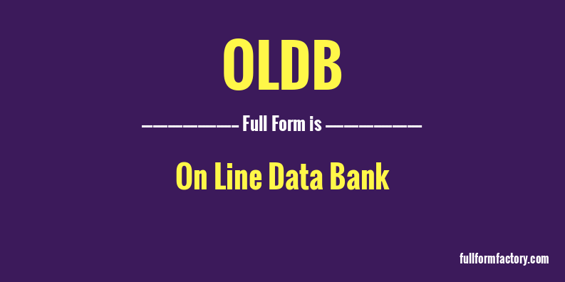 oldb-full-form