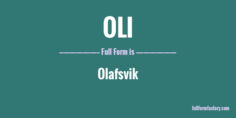 oli-full-form