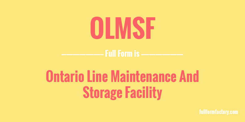 olmsf-full-form