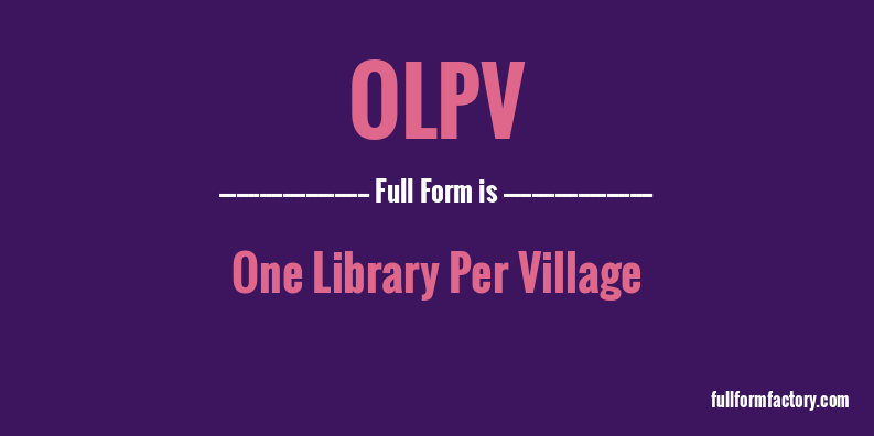 olpv-full-form