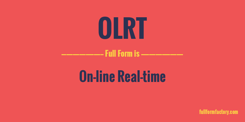 olrt-full-form